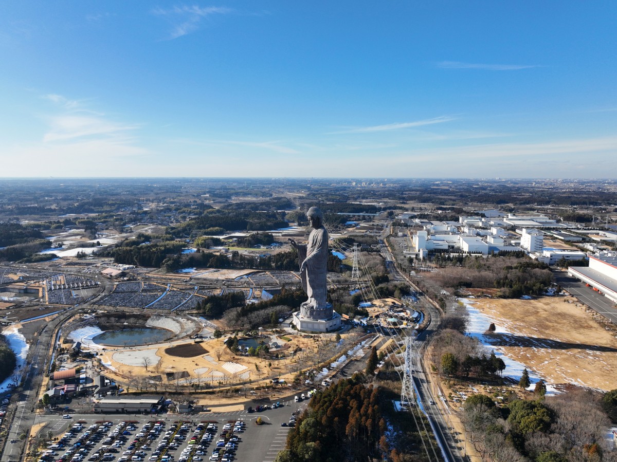 茨城県随一の高さを誇る大仏様